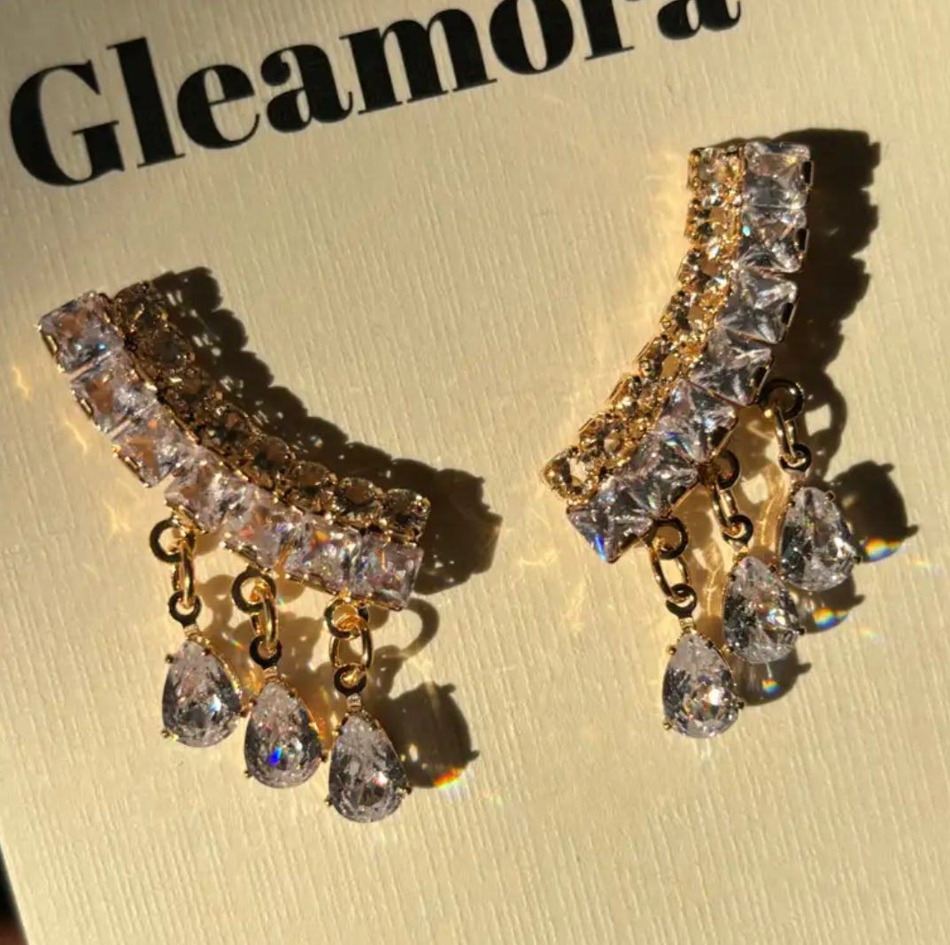 Raindrop earrings