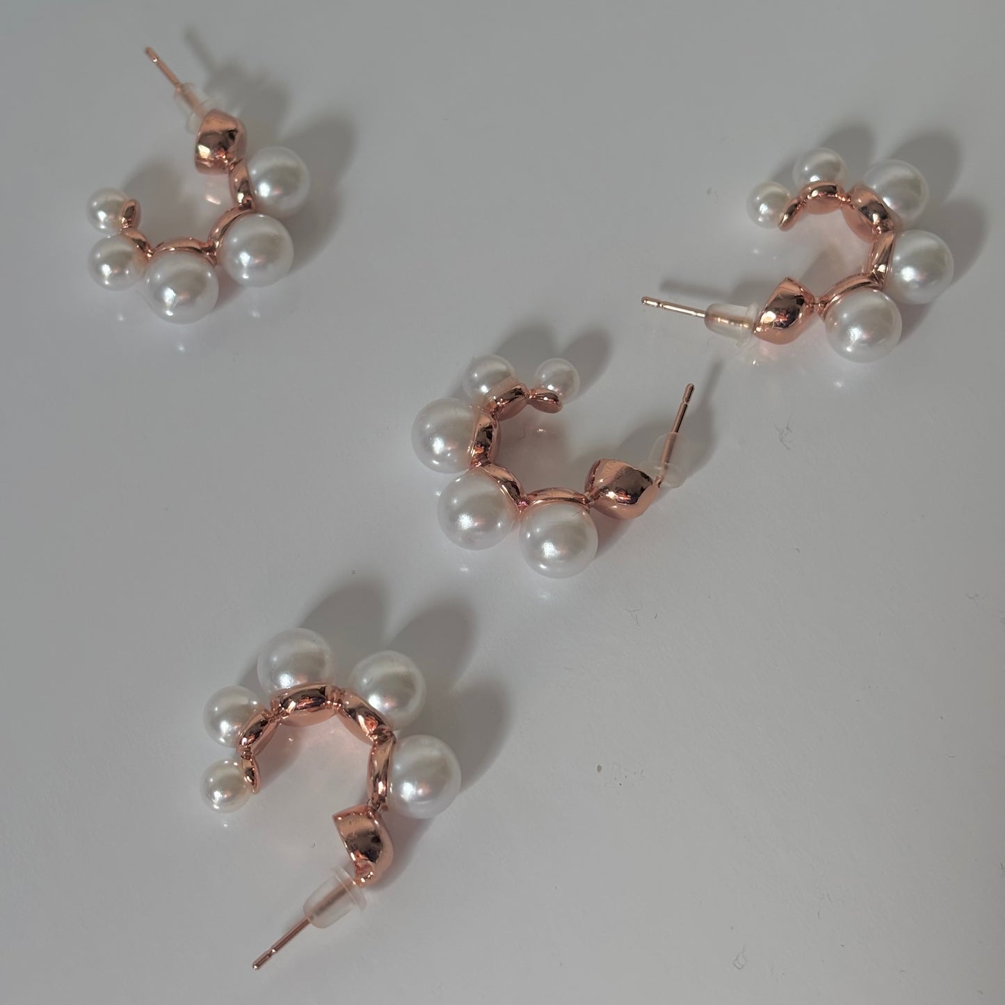 Pearl open hoops