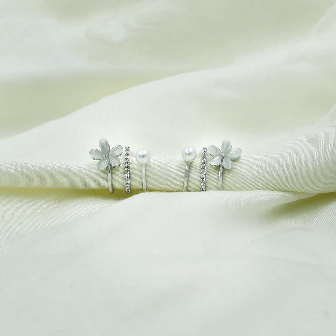 Pearl flower Earrings