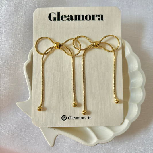 Bow earrings