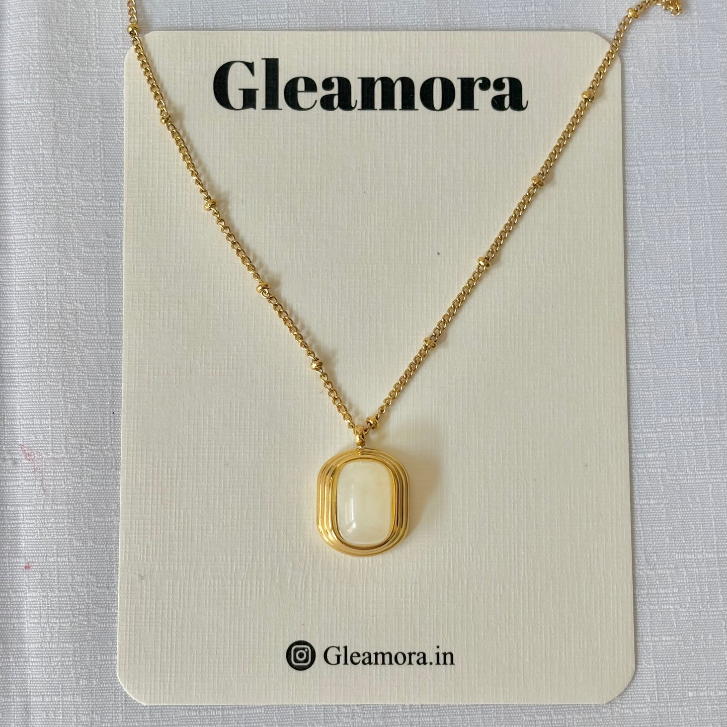 Moonstone necklace