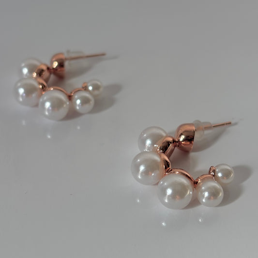 Pearl open hoops