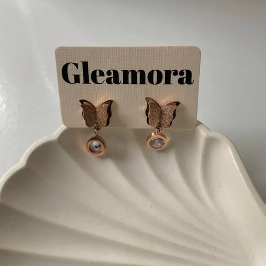 Classy butterfly earrings