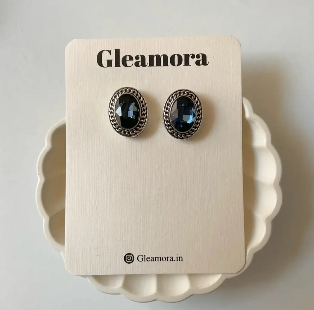 Blue studs